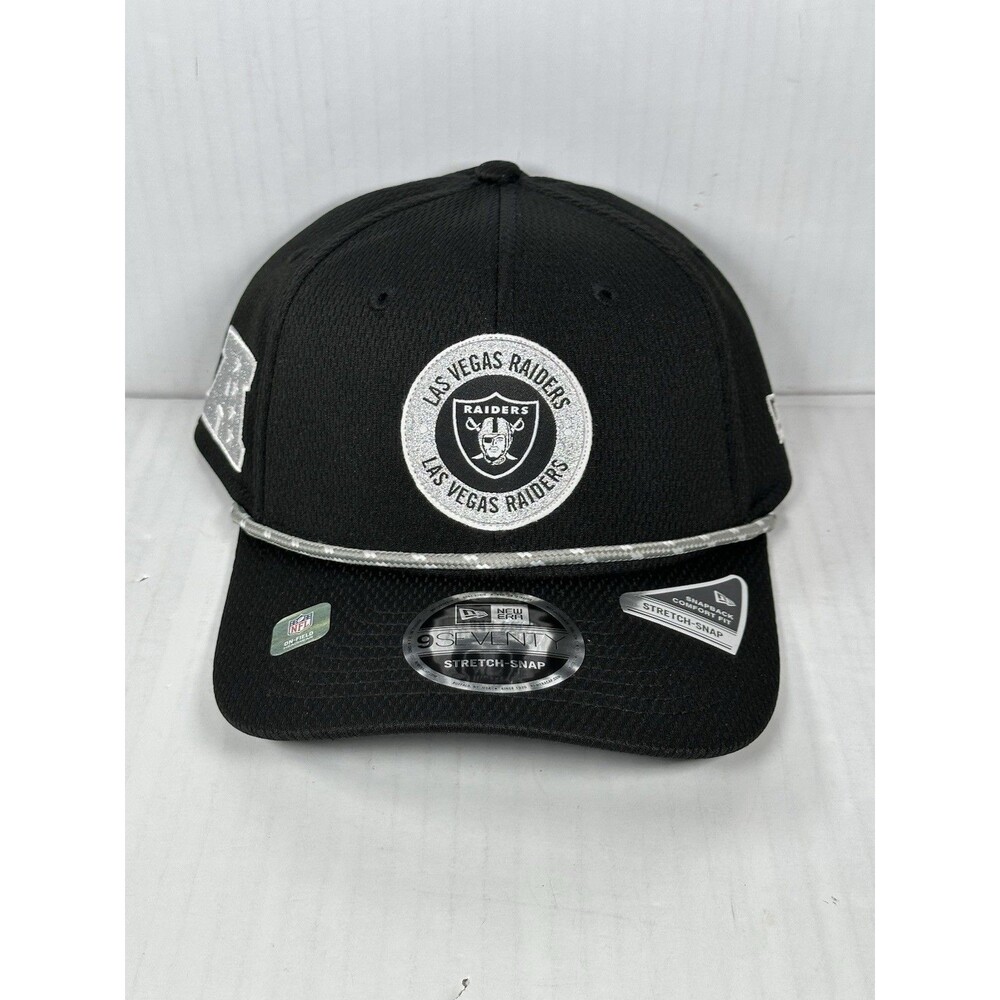 New Era Las Vegas Raiders 9SEVENTY Perform Stretch-Snap Snapback Cap Hat OSFM